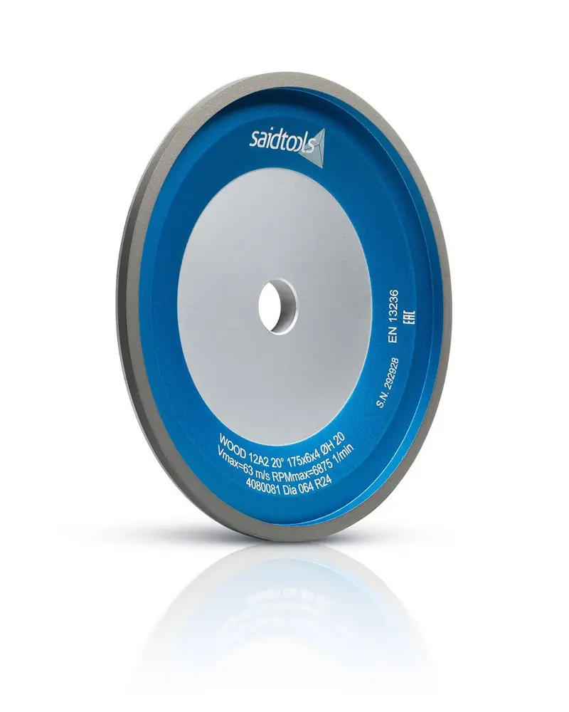 Saidtools 12A2 20° Diamond Grinding Wheel – 150Mm × 280 Grit – 20-Hole Mount (R24 Bond) 1