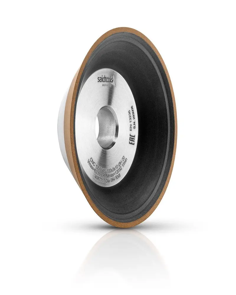 Saidtools 12V9 45° Diamond Grinding Wheel – 125Mm, 280 Grit, 20Mm Hole, Mx7.0H Variant 1