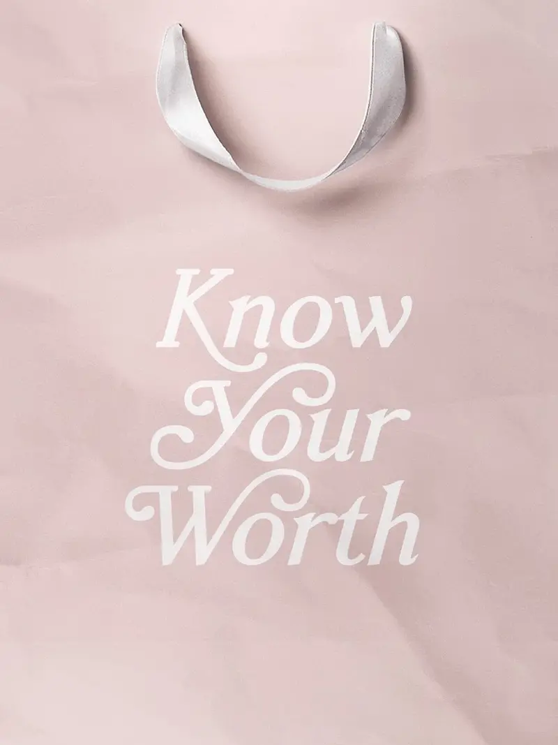 Self-Worth Affirmation – 'Know Your Value' Print 1