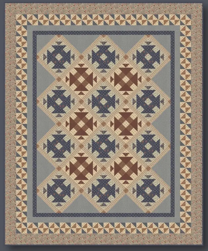 Settler’S Fork Historical Quilt Pattern 1