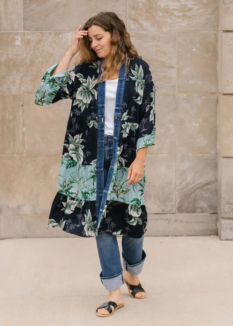 Shannon Passero Ying Cardigan In Coastal Blue 1