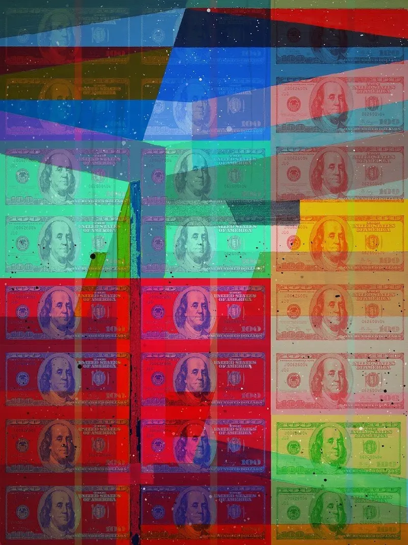 Shattered Wealth Art Print 1
