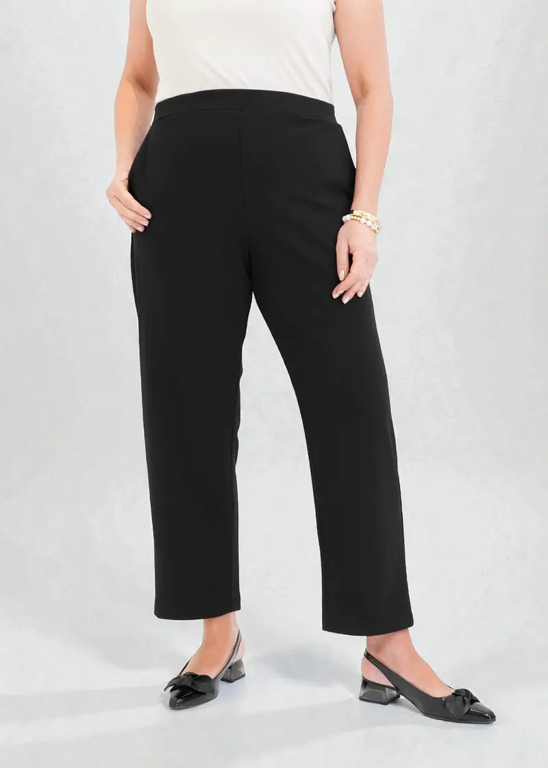 Shepherd'S Crepe Straight-Leg Trousers 1