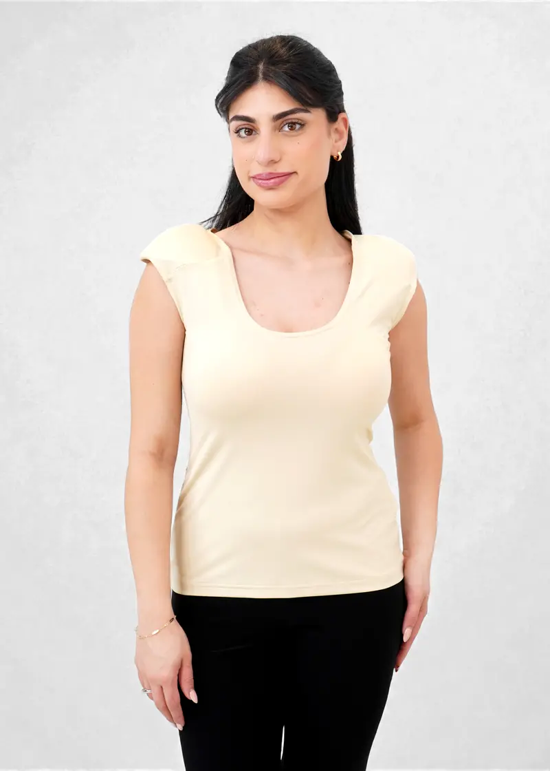 Shepherd'S Shoulder Pad Camisole Top 1