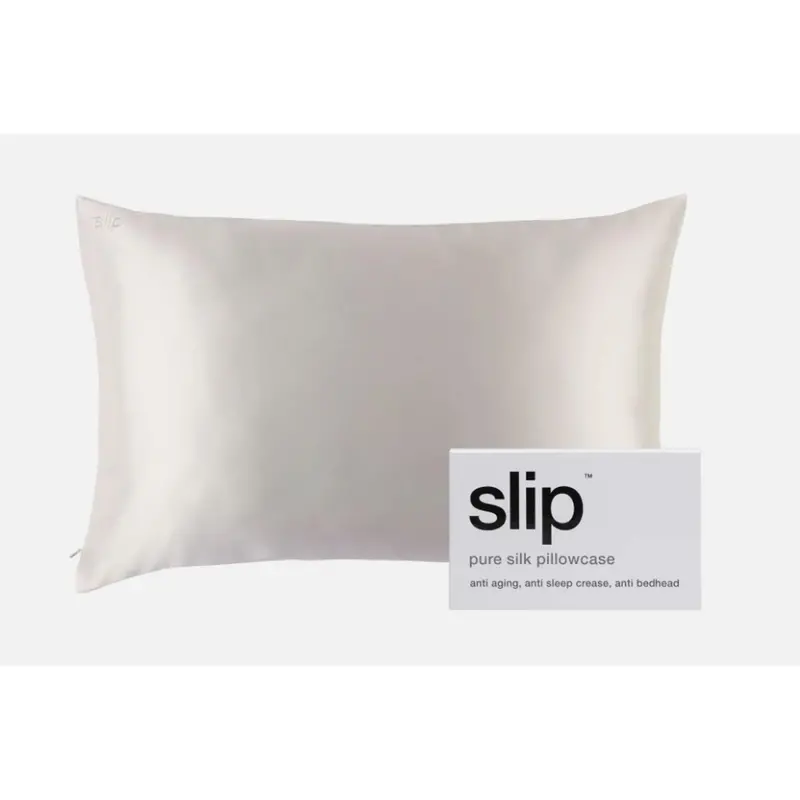 Slip Pure Silk Pillowcase – Queen Size (20" X 30"), Crisp White, Brand New 1