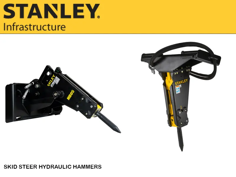 Stanley Hydraulic Breaker – Skid Steer–Adapted Demolition Tool For Concrete & Rock 1
