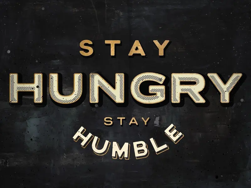 Stay Hungry. Stay Grounded. 1