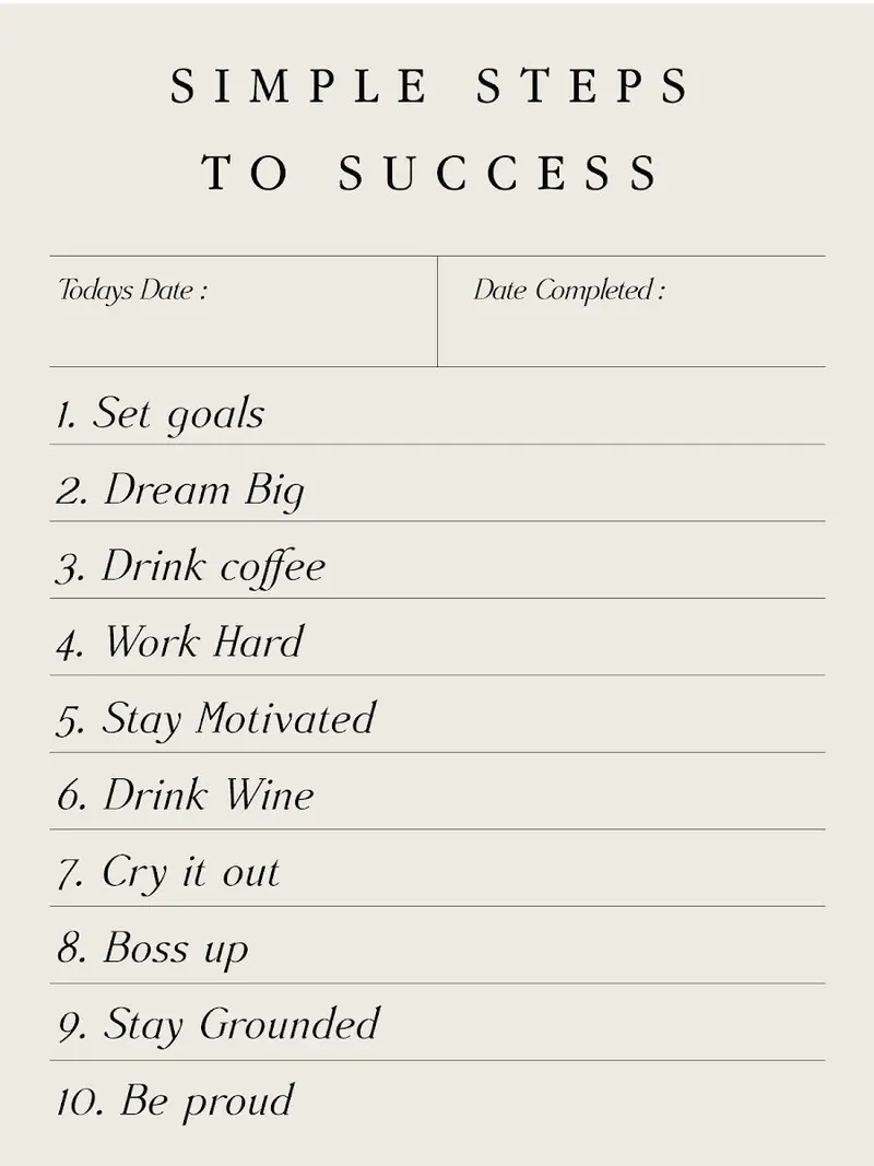 Steps To Success: Practical Guidebook 1