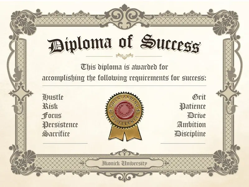 Success Achievement Certificate 1