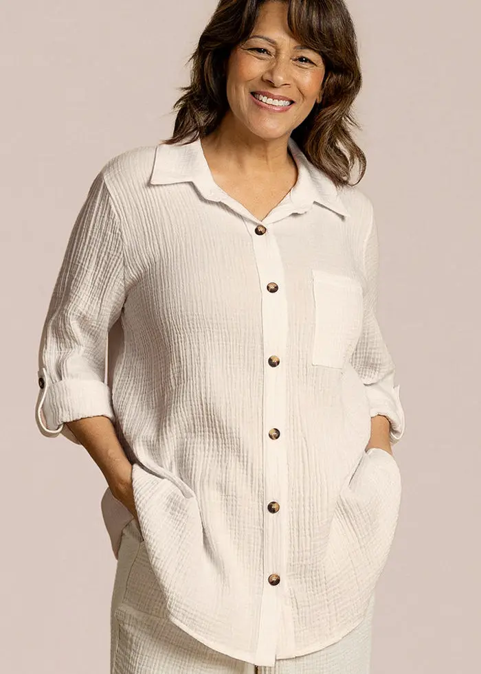Sympli Breeze Amalfi Button-Up Shirt 1