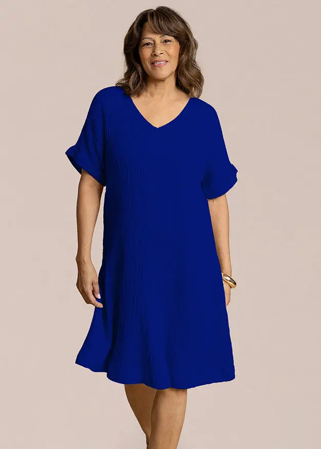 Sympli Breeze Santorini Short Sleeve Dress 1