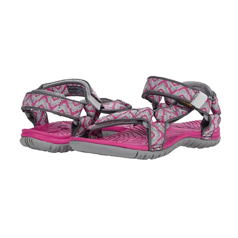 Teva Hurricane 7 Big Kid Sandals – Balboa Fuchsia Red, Girls’ Style 1