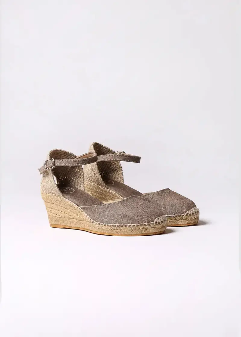 Toni Pons Caldes Wedge Espadrille – Handwoven Jute Sole 1