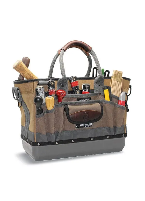 Tool Tote With Non-Slip Rubber Base – Stable Work Surface Support 1