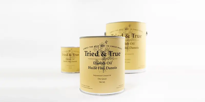 Tried & True Danish Oil – Penetrating Wood Finish