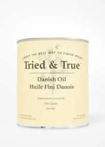 Tried & True Danish Oil – Penetrating Wood Finish 4