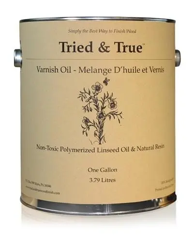 Tried & True Varnish Oil – Natural Wood Finish 4