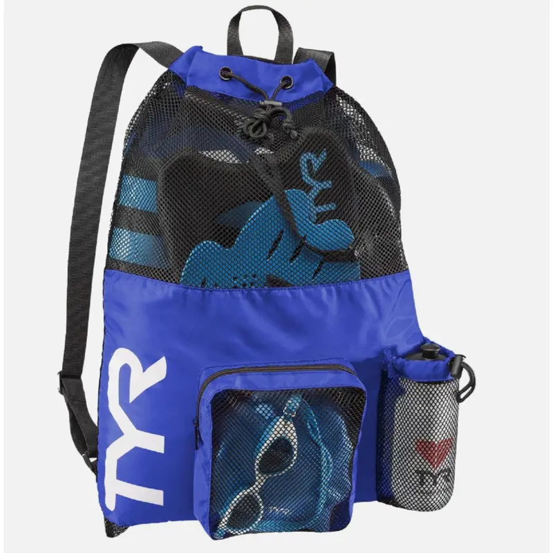 Tyr 40L Royal Blue Mesh Mummy Backpack – Swim & Fitness Gear Carrier 1