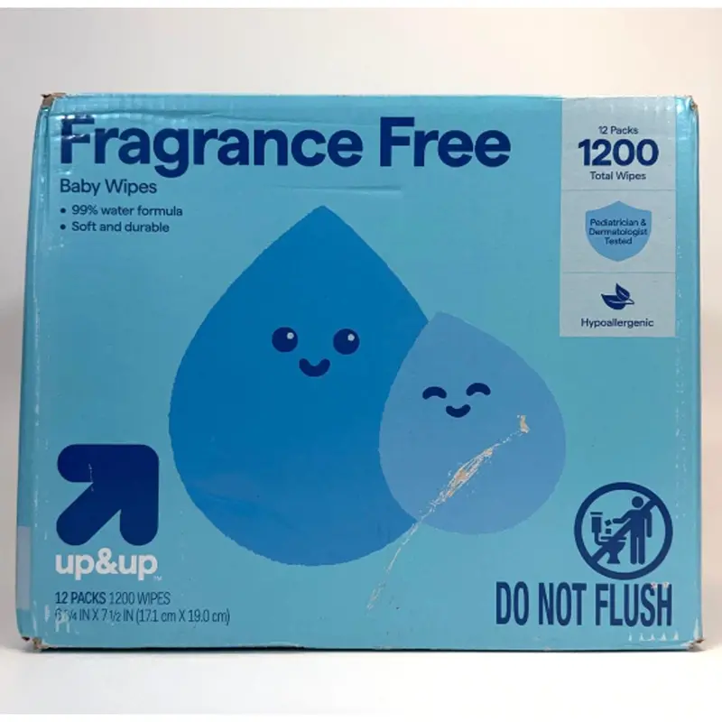 Up & Up Fragrance-Free Cleaning Cloths – 12-Pack (1200 Total Wipes) 1