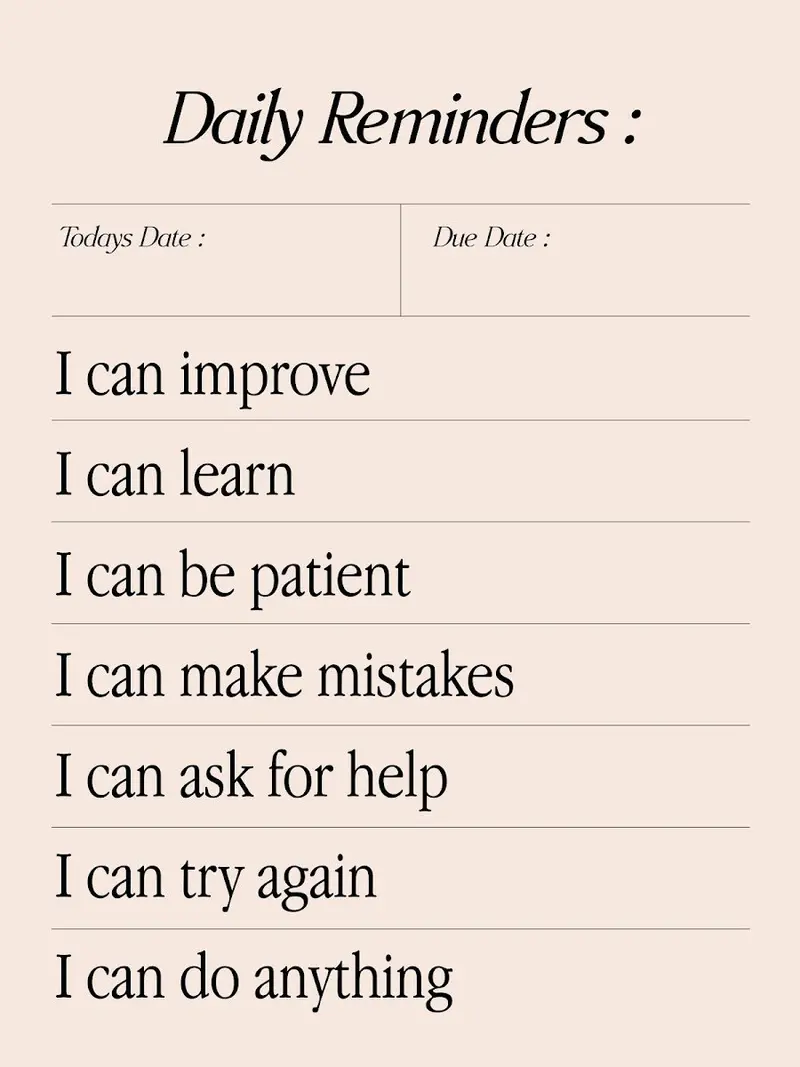 Uplifting Daily Affirmation Prints 1
