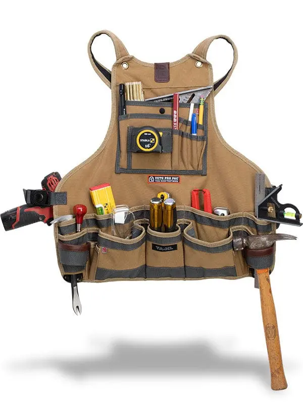 Veto Pro Pac Adjustable Tool Apron With Multiple Pockets 1