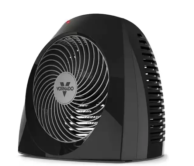 Vh240 1500W Indoor Electric Heater – Black Compact Fan Heater With Advanced Safety Sensors 1