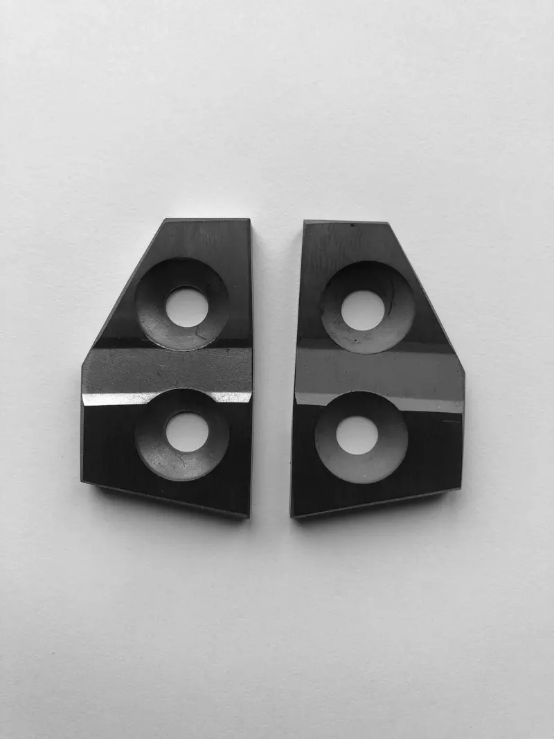 Vollmer Carbide Clamping Pads (Jaws) – Part #227256-01, Includes Right & Left Hand Sets 1