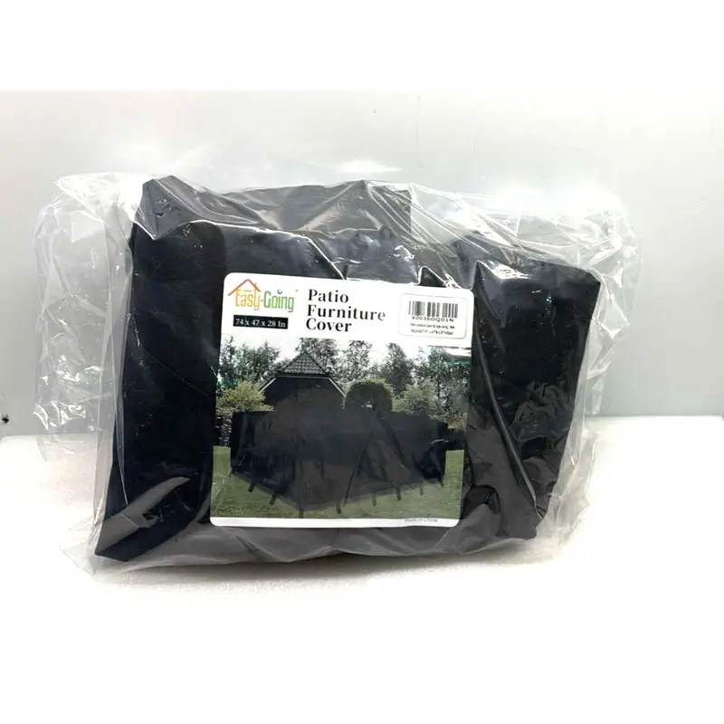 Waterproof Patio Furniture Cover For Table-And-Chair Sets (74 X 47 X 28 Inches, Black) 1