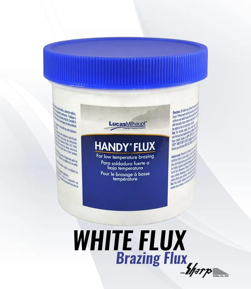 White Brazing Flux – 1 Lb Jar For Metal Joining Applications 1