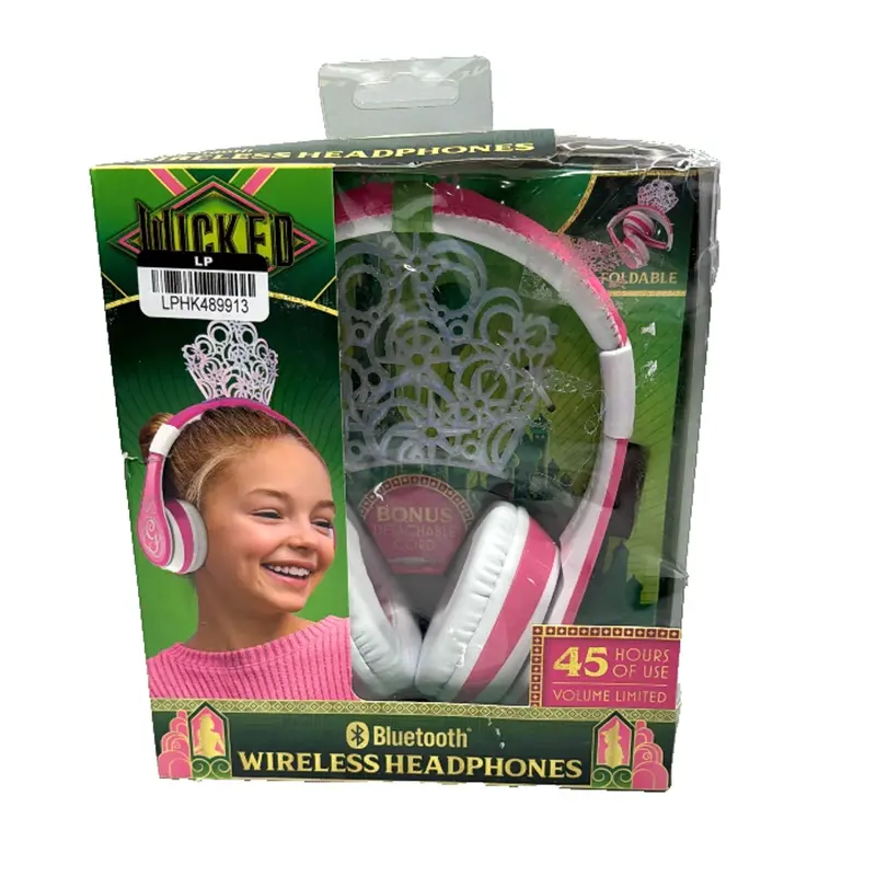 Wicked Glinda Crown Bluetooth Wireless Headphones With Mic – New & Sealed 1