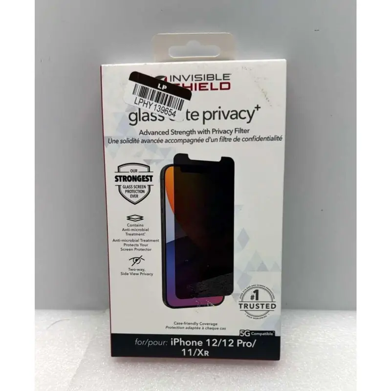 Zagg Invisibleshield Glass Elite Privacy Screen Protector For Iphone 12 / 12 Pro 1