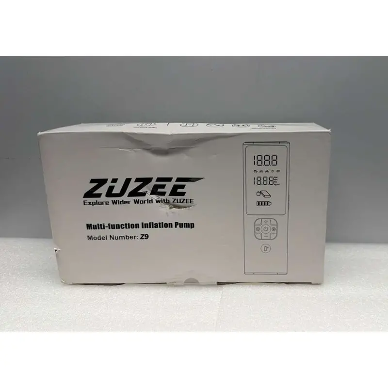 Zuzee Z9 Portable High-Pressure Air Inflator – 150 Psi With Hd Digital Display & Sealed Motor 1