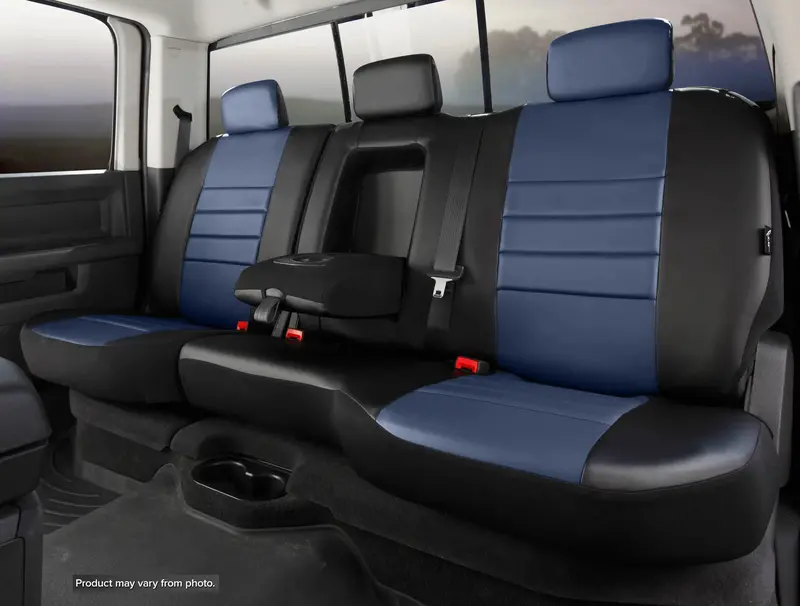 Fia Sl60 Series Leather-Look Front Seat Covers – Blue Simulated Leather, Custom Fit (Model Sl67-63) 1