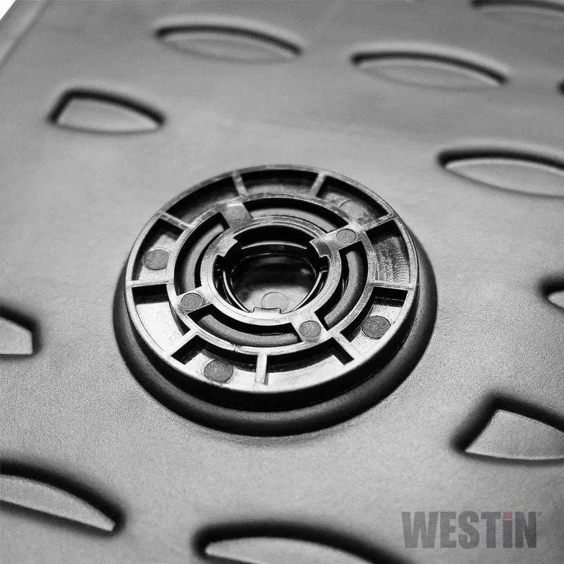 Westin 74-18-41001 Profile Black Floor Liners – 4-Piece Set (Front & Rear) 1